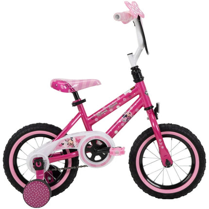 Disney 12 in. Minnie Mouse Bike with Training-Wheels for Girl's, Ages 2"+ Years,  Pink by Huffy