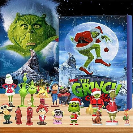 Don't Miss Out! Gomind Gr1nch Christmas Advent Calendar 2023 Clearance Gr1nch Countdown Calendar Children 24 Days Advent Calendar Toys for Christmas A