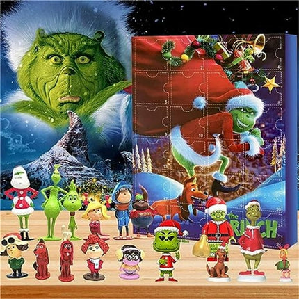 Don't Miss Out! Gomind Gr1nch Christmas Advent Calendar 2023 Clearance Gr1nch Countdown Calendar Children 24 Days Advent Calendar Toys for Christmas B