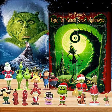Don't Miss Out! Gomind Gr1nch Christmas Advent Calendar 2023 Clearance Gr1nch Countdown Calendar Children 24 Days Advent Calendar Toys for Christmas C