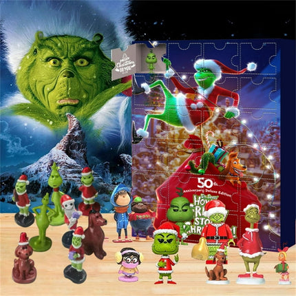 Don't Miss Out! Gomind Gr1nch Christmas Advent Calendar 2023 Clearance Gr1nch Countdown Calendar Children 24 Days Advent Calendar Toys for Christmas D