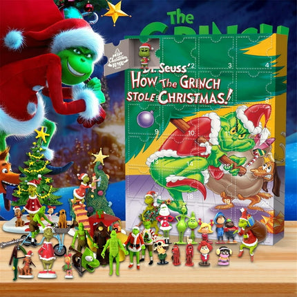 Don't Miss Out! Gomind Gr1nch Christmas Advent Calendar 2023 Clearance Gr1nch Countdown Calendar Children 24 Days Advent Calendar Toys for Christmas G