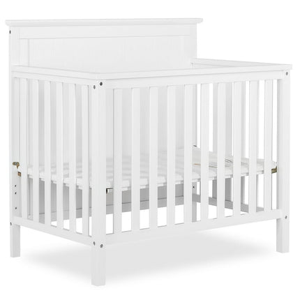 Dream On Me Ava 4-in-1 Convertible Mini Crib, White