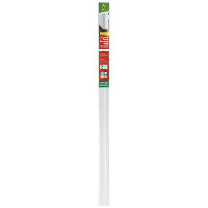 Duck Brand Self-Adhesive Plastic Door Bottom, Clear, 2 Pack, 1.75 in. x 36 in.