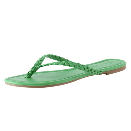 EHQJNJ Sandals Women Wedge Closed Toe Womens Sandals Beach Dressy Ladies Shoes Fashion Flat Flip Flops Outdoor Fashion Beach Soft Sole Flip Flops