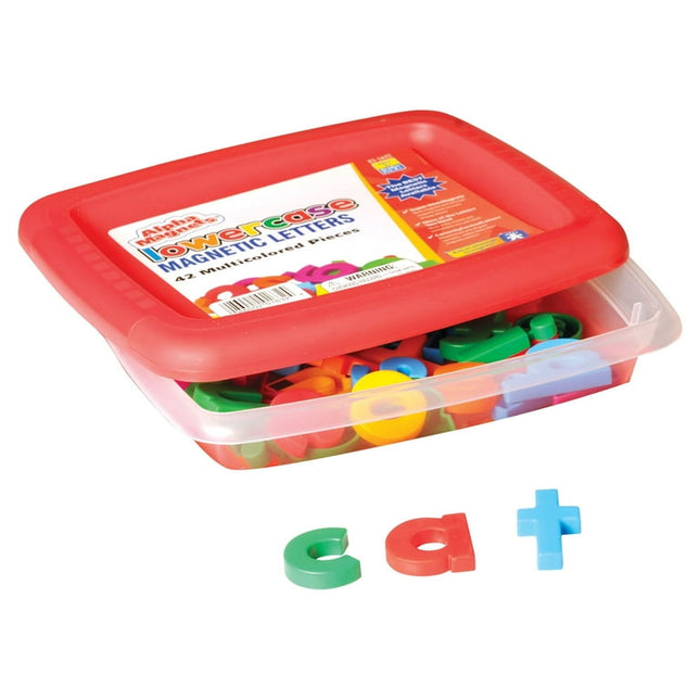 Educational Insights AlphaMagnets - Multicolored Lowercase (Set of 42)
