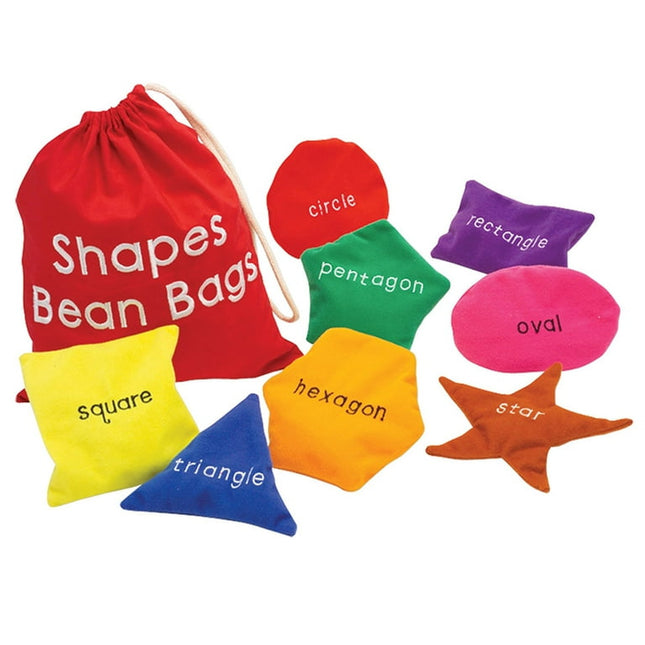 Educational Insights Shapes Beanbags Set of 8, Toddler Learning Toys, Preschool Toys, Sensory Toy for Ages 3+