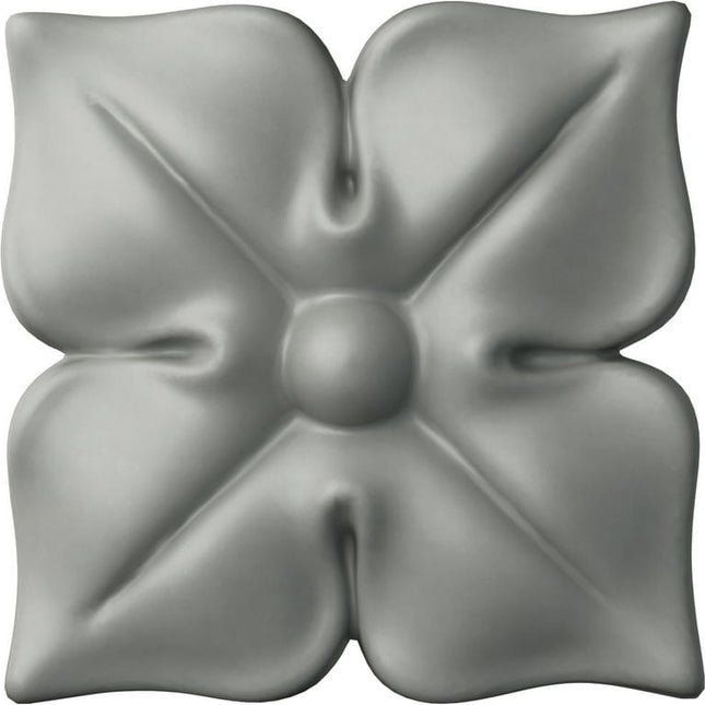 Ekena Millwork 4 3/8"W x 4 3/8"H x 3/4"P Kaya Flower Small Onlay