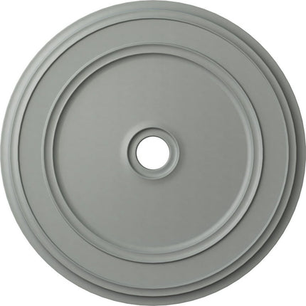 Ekena Millwork  41.12 in. OD x 4 in. ID x 2.12 in. P Architectural Accents - Classic Ceiling Medallion Fits Canopies up to 5.50 in.