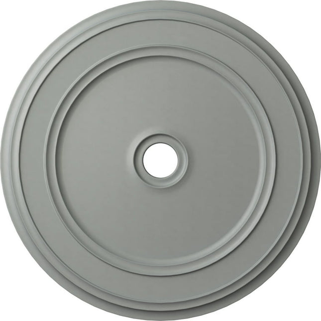 Ekena Millwork  41.12 in. OD x 4 in. ID x 2.12 in. P Architectural Accents - Classic Ceiling Medallion Fits Canopies up to 5.50 in.