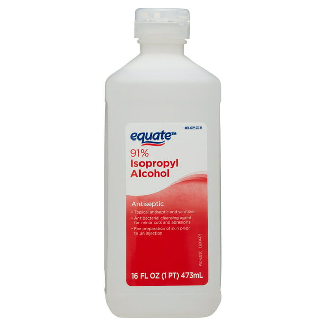 Equate 91% Isopropyl Alcohol Antiseptic, 16 fl oz