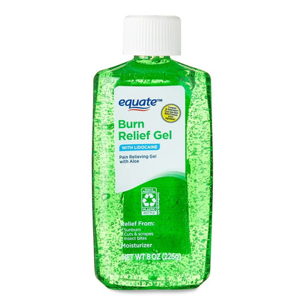 Equate Burn Relief Gel with Lidocaine, 8 oz