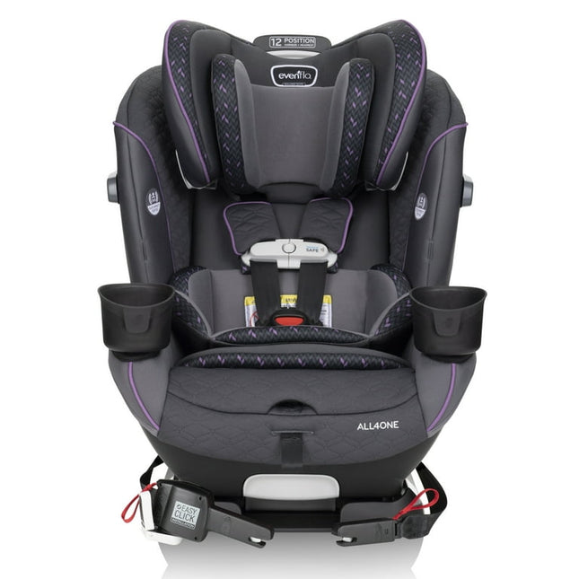 Evenflo All4One All-In-One Convertible Car Seat with SensorSafe (Ophelia Purple)
