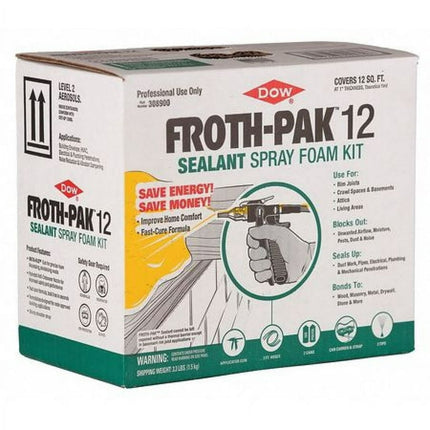 Froth-Pak Foam Sealant Kit,Cream,3 lb  12030014