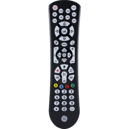 GE 8-Device Backlit Universal TV Remote Control in Black, 41567