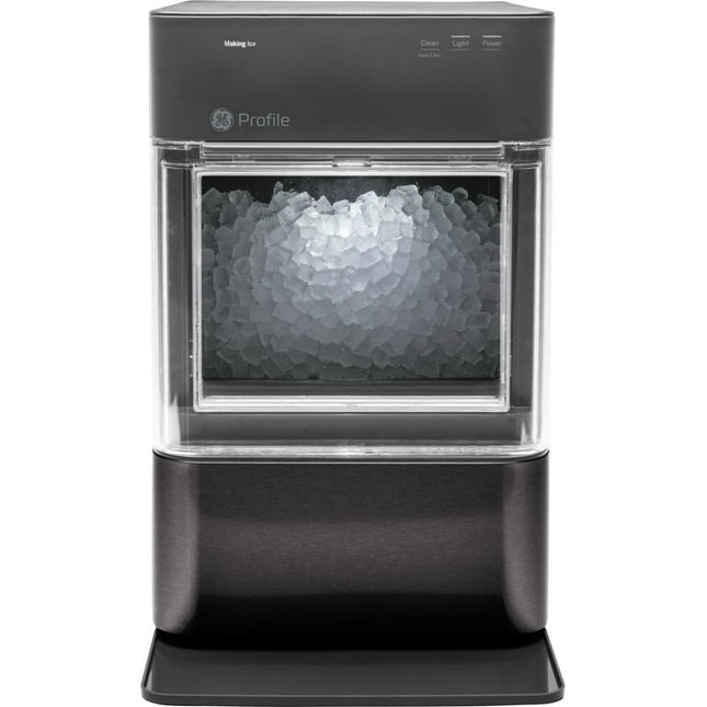 GE Profile Opal 2.0 | Countertop Nugget Ice Maker | Ice Machine with WiFi Connectivity | Smart Home Kitchen Essentials | Black Stainless