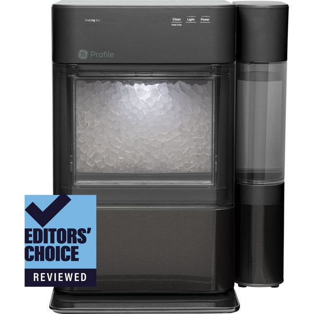 GE Profile Opal 2.0 | Countertop Nugget Ice Maker with Side Tank | 2.0XL Version | Ice Machine with WiFi Connectivity | Black Stainless