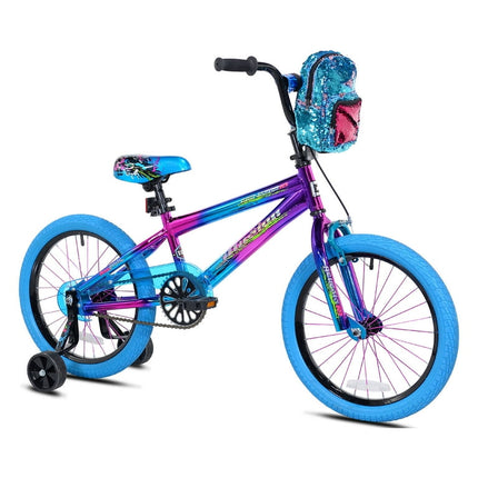 Genesis 18" Illusion Girl's Child Bike, Blue/Purple