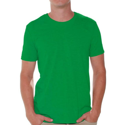 Gildan Shirts for Men Short Sleeve Tshirts Mens Classic Outwear Cotton Men's Shirt Blank Tee Shirts