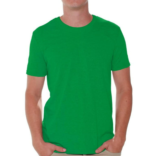 Gildan Shirts for Men Short Sleeve Tshirts Mens Classic Outwear Cotton Men's Shirt Blank Tee Shirts