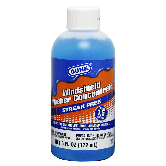 Gunk Windshield Washer,6 oz.,Plastic Bottle  M506