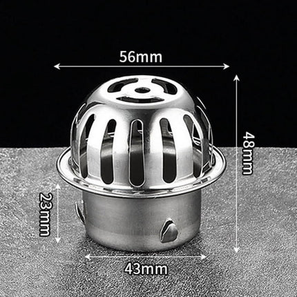 Gutter Guard Strainer Stainless Steel Sink Anti-Clogging Debris Stopper Fittings Roof Drain Pipe Drain Filter for Leaves New