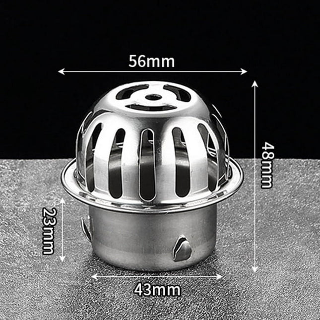 Gutter Guard Strainer Stainless Steel Sink Anti-Clogging Debris Stopper Fittings Roof Drain Pipe Drain Filter for Leaves New