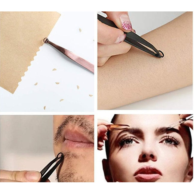 Nose Face, Eye Brows & Face Hair Trimming Tweezers Stainless Steel