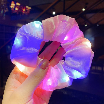 Ladies Party Scrunchies Light Up & Festive