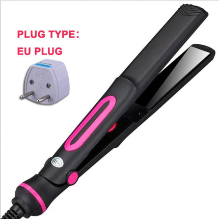 Ceramic Cast Iron Hair Straightener With EU Plug In