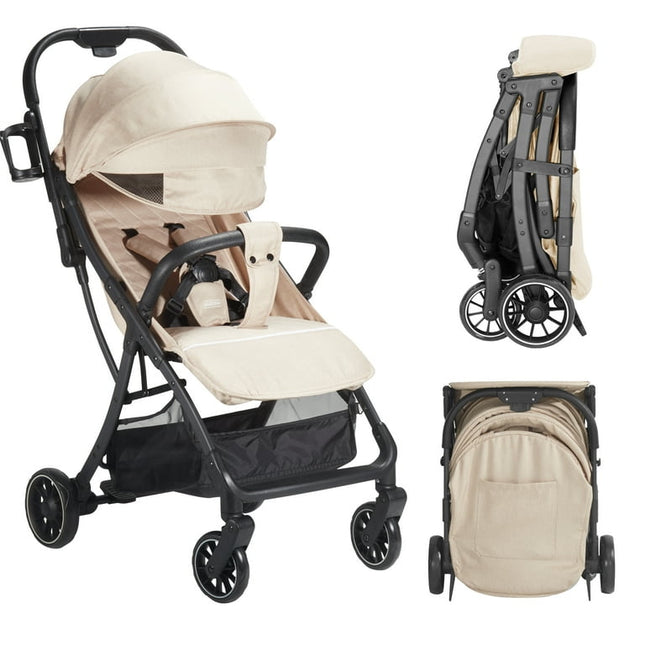 HARPPA Ultra Compact and Portable Travel Stroller, Lightweight, Easy Folding, Khaki