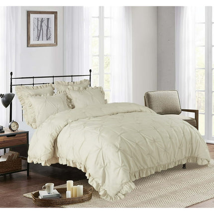 HIG Camel 5 Piece Bed in a Bag Comforter Set, King