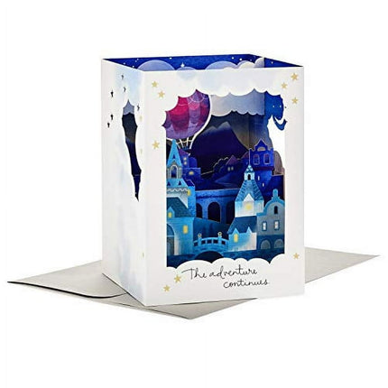 Hallmark Paper Wonder Displayable Pop Up Anniversary Greeting Card (Adventure Continues)