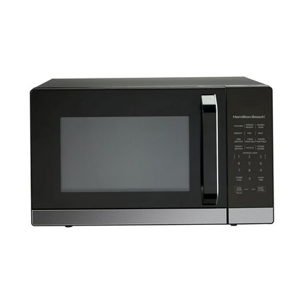 Hamilton Beach 1.4 Cu.ft. Microwave Oven, Black Stainless Steel, with Sensor