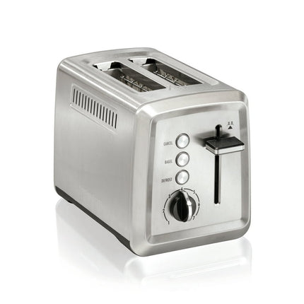 Hamilton Beach 2 Slice Toaster, Extra-Wide Slots, Bagel Setting, Toast Boost, Slide-Out Crumb Tray, Auto-Shutoff & Cancel Button, Defrost Function, Stainless Steel 22794