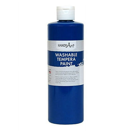 Handy Art Handy Art Washable Paint 16 Ounce, Blue Paint