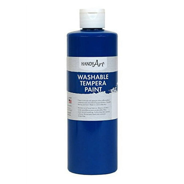 Handy Art Handy Art Washable Paint 16 Ounce, Blue Paint