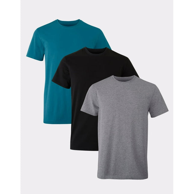 Hanes Originals Men’s Stretch Crewneck T-Shirt, Moisture-Wicking, Assorted, 3-Pack 2XL