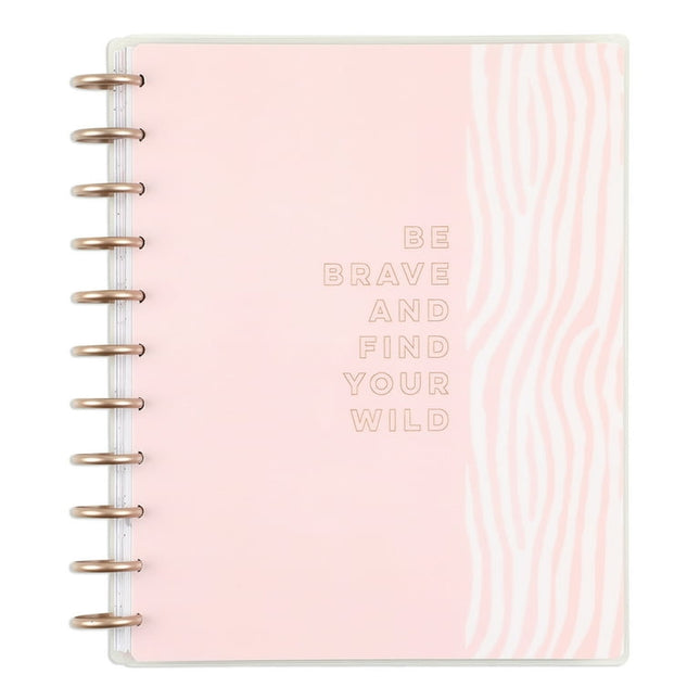 Happy Planner Dated 12 Month Planner, January 2024 – December 2024, Monthly Layout, Kind & Wild, Big Sized Planner 8.5” x 11”
