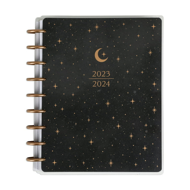 Happy Planner Dated 18 Month Planner, July 2023 – Dec 2024, Vertical Layout, Celestial Elegance, Classic Sized 9.25” x 7”