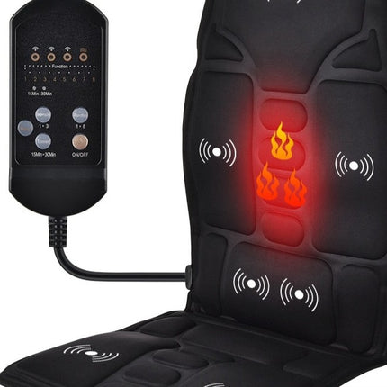 Vibrating and Heated Chair Seat Pad Travel Friendly