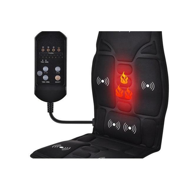 Vibrating and Heated Chair Seat Pad Travel Friendly