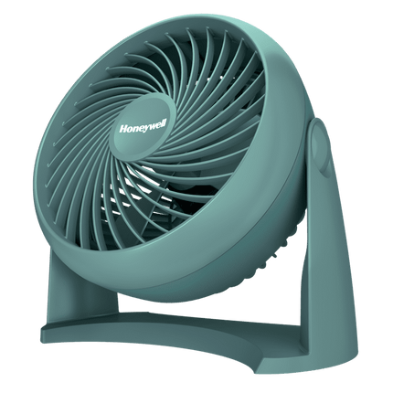 Honeywell Sage Green Turbo Force Power Table Fan, New, W 8.94" x H 10.9" x L 6.3", HPF820GWM