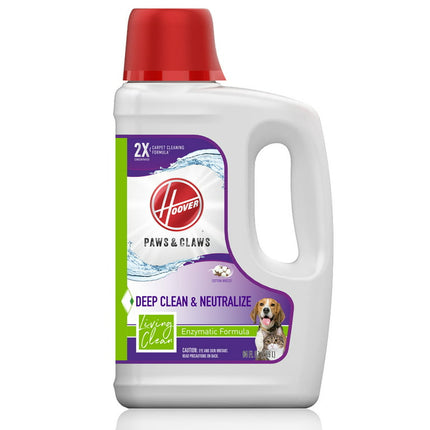 Hoover Pet Stain & Odor with Stain Guard Carpet Cleaner Solution, 64oz, 1 count