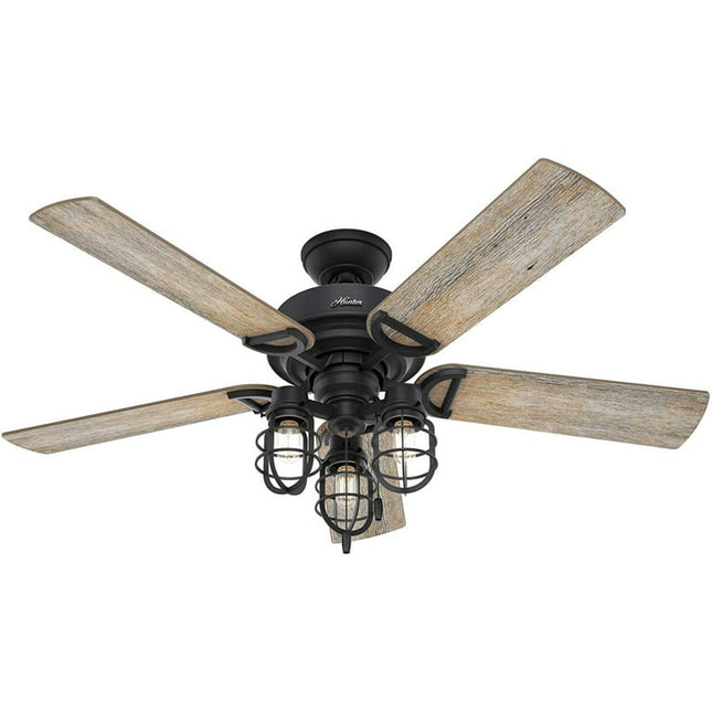 Hunter Starklake 52 Led Starklake 52" 5 Blade Indoor / Outdoor Led Ceiling Fan - Natural