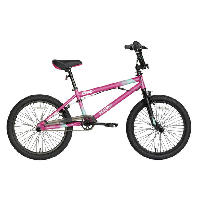 Hyper Bicycles 20" Girl's Spinner BMX Bike for Kids, Pink, Recommended for Ages 8 to 13 Years Old
