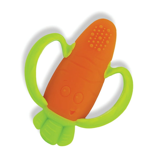 Infantino Lil' Nibbles Textured Baby Teething Toy, 6-12 Months Unisex, Orange Carrot