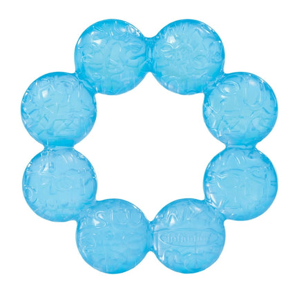 Infantino Soothing Soft Circular Water Teether, Unisex, Blue
