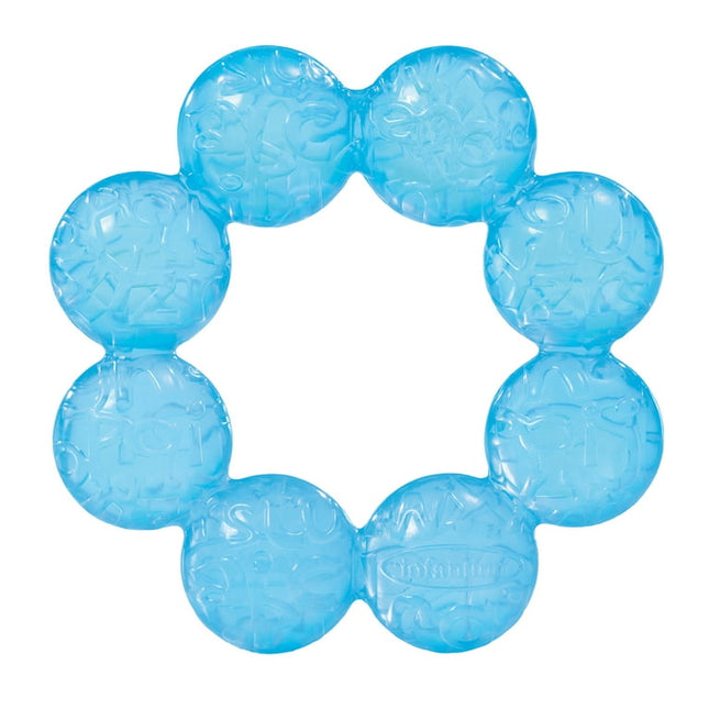 Infantino Soothing Soft Circular Water Teether, Unisex, Blue
