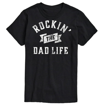 Instant Message - Rockin Dad Life - Men's Short Sleeve Graphic T-Shirt